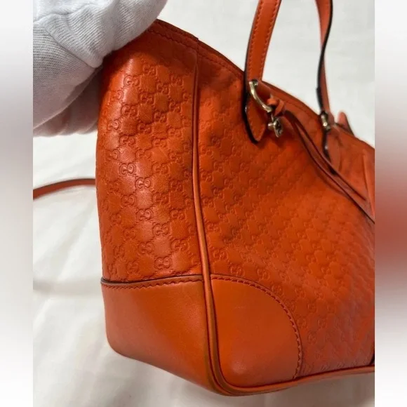 Gucci Vibrant Orange Tote Bag - Picture 7 of 16